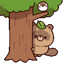tanukihidetree animated emote