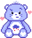 carebear_blue emote for Discord