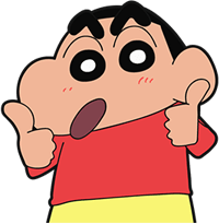 Shinchan_thumps_Up emote for Discord