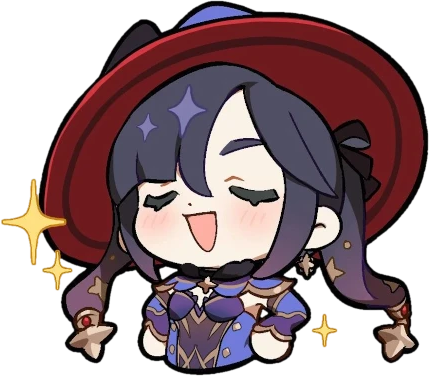 mona_proud emote for Discord