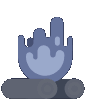 Blue_campfire emote for Discord