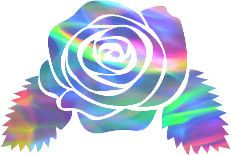 rainbow_aesthetic_rose emote for Discord
