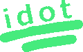 Idot_Green emote for Discord