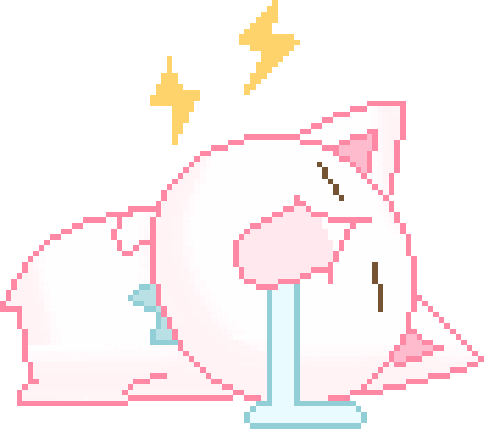 sleeping_pink_cat emote for Discord