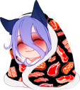 NikaMyasoComfy emote for Discord