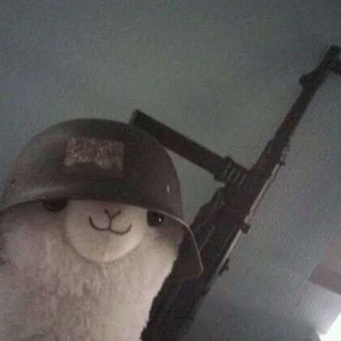 llama_gun emote for Discord