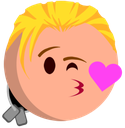 CassieCageKiss emote for Discord
