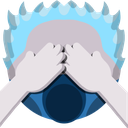 FrostSeeNoEvil emote for Discord