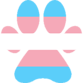 PawPrint_Trans emote for Discord