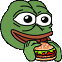 pepe_hamburger emote for Discord
