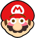 MarioFlushed emote for Discord