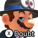 MarioDoubt emote for Discord