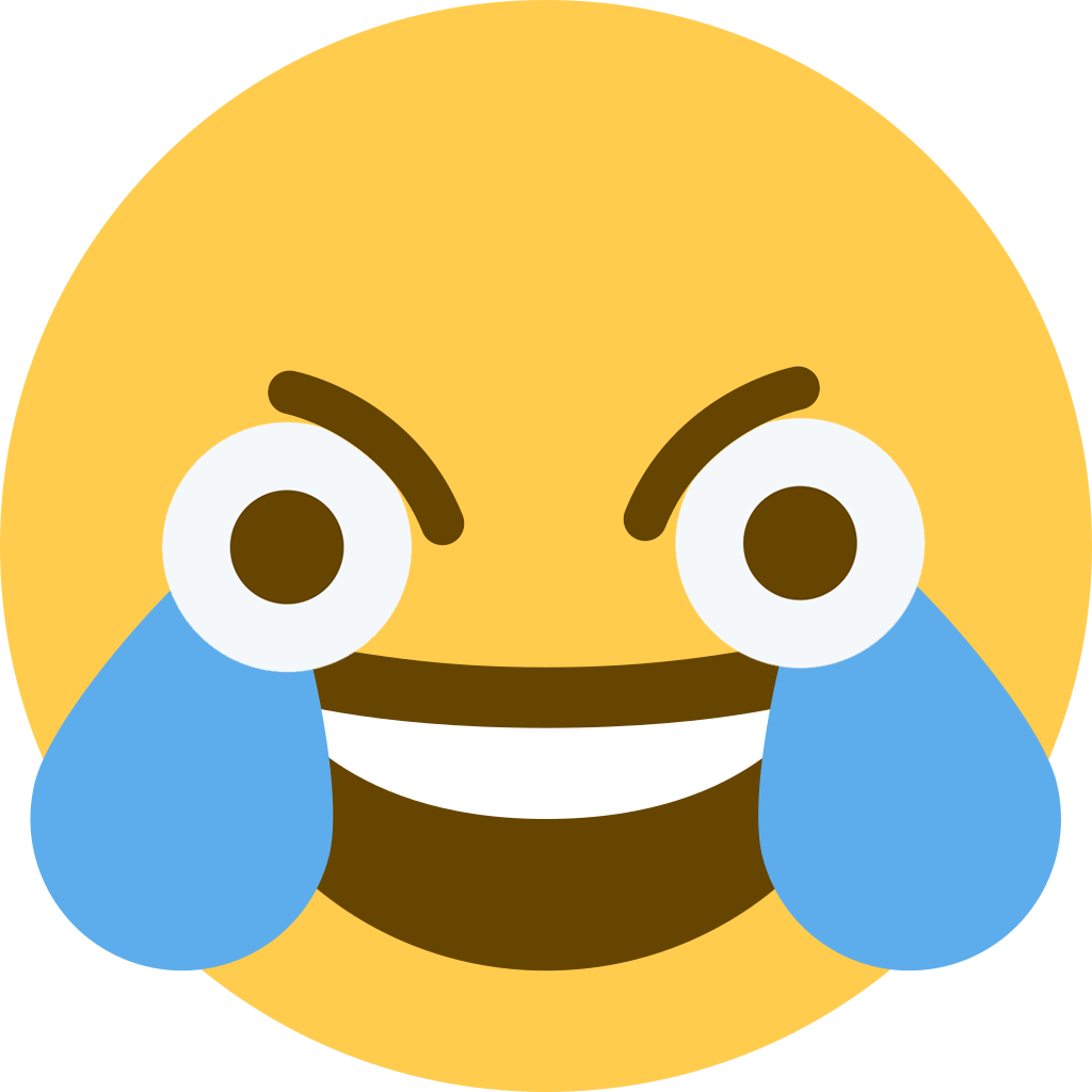 insanelaughingemoji emote for Discord