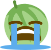 sad_watermelon emote for Discord