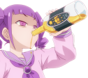 Otachan_DRINK emote for Discord