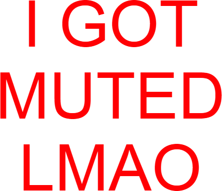 i_got_muted_lmao emote for Discord