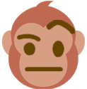 monke_raised_eyebrow emote for Discord