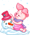 piglet_snowman emote for Discord