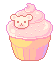 cupcake_pink emote for Discord