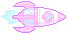 rocket_pink emote for Discord