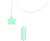 greenhangingstars emote for Discord