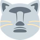 moyai_cat emote for Discord