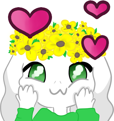 Asriel_Love emote for Discord