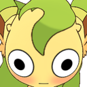LeafeonFlushed emote for Discord