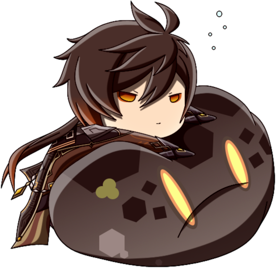 zhongli_hmph emote for Discord