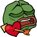 pepe_heartstruck emote for Discord