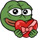 pepe_giftheart emote for Discord