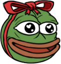 pepe_ribbon emote for Discord