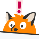 blobfox_lurkownotice emote for Discord