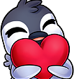 penguinlove emote for Discord