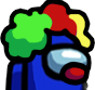 darkblueclown emote for Discord