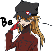 Asuka_Shikinami_Langley_Baka emote for Discord