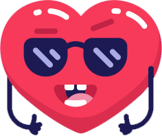 valentines_heart_cool emote for Discord