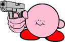 KirbyWithAGun emote for Discord