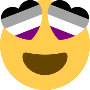 asexual_heart_eyes emote for Discord