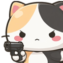 guncat emote for Discord
