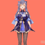 keqing_jumping emote for Discord