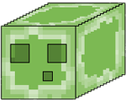 Minecraft_3D_Slime_pixel_art emote for Discord