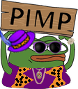 PimpPepe emote for Discord