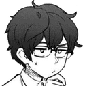 SenpaiThink1 emote for Discord