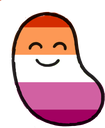lesbean emote for Discord