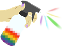 gay_spray emote for Discord