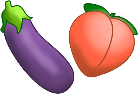 eggplant_peach emote for Discord