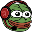 pepe_headset emote for Discord