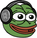 pepe_headphones emote for Discord