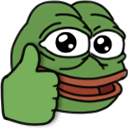 pepe_thumbsup emote for Discord